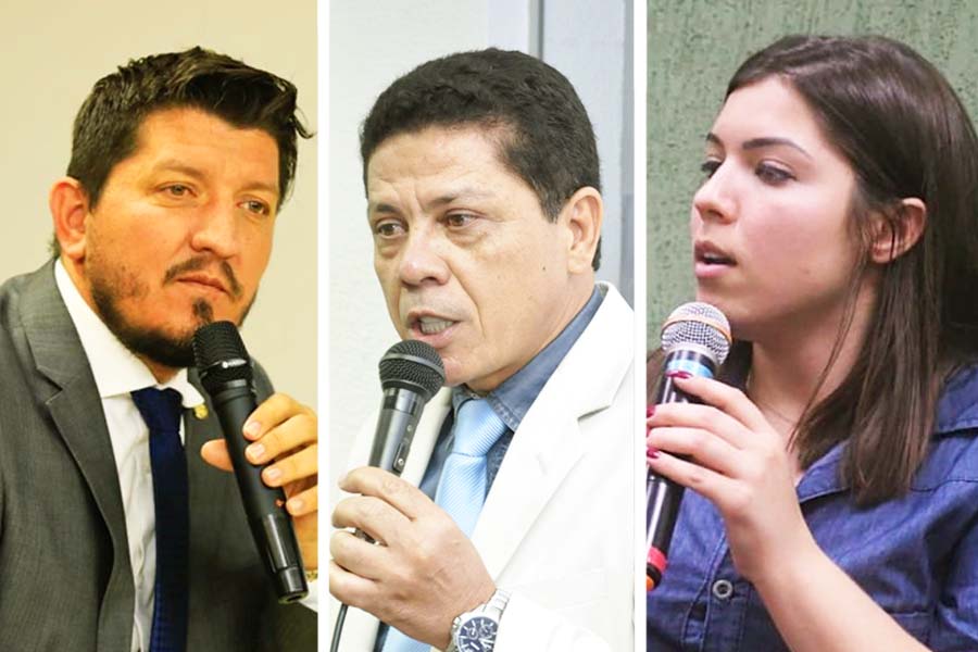 Glaustin da Fokus, Manoel Nascimento e Carol Araújo | Foto: Montagem/FZ