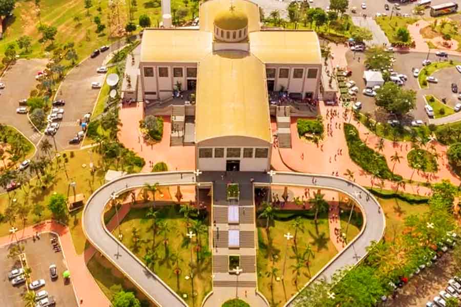 Santuário Basílica do Divino Pai Eterno, em Trindade | Foto: Divulgação/Afipe