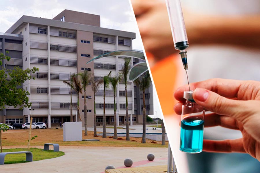 Aparecida negocia compra de doses da vacina contra covid-19 de Israel | Foto: Montagem/ FZ