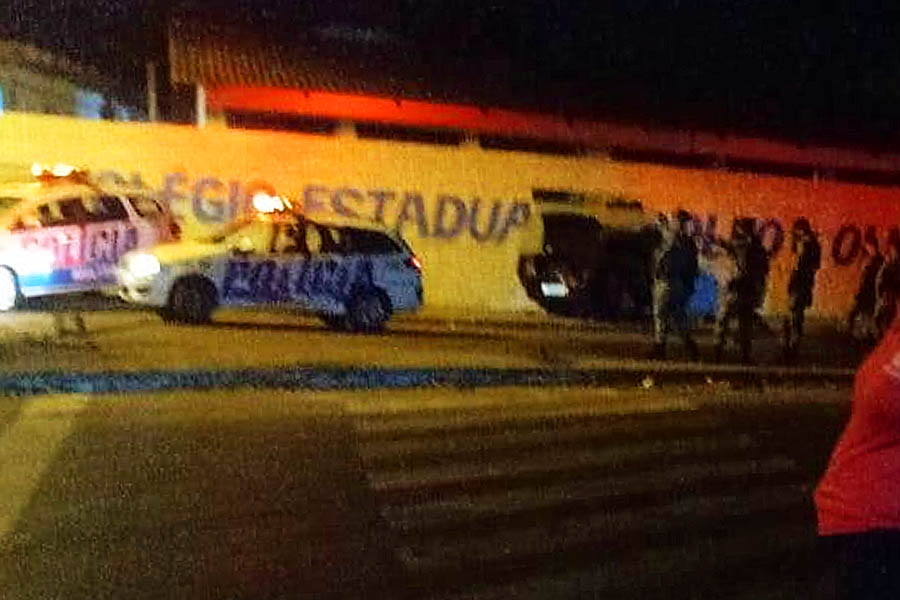 Perseguido e baleado, homem derrubou muro de escola no Parque das Nações | Foto: Leitor/ FZ