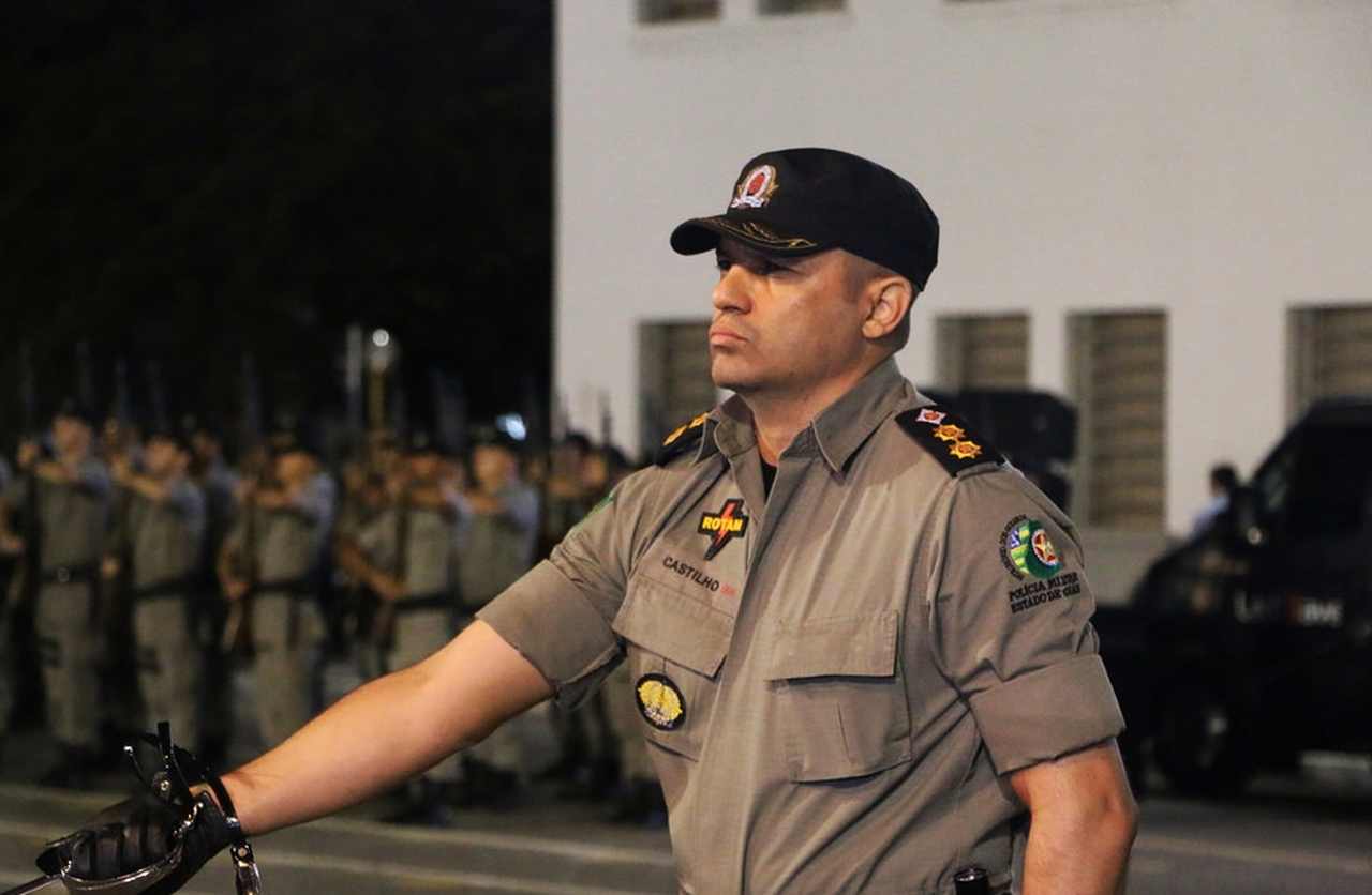 comando PM Aparecida coronel Castilho