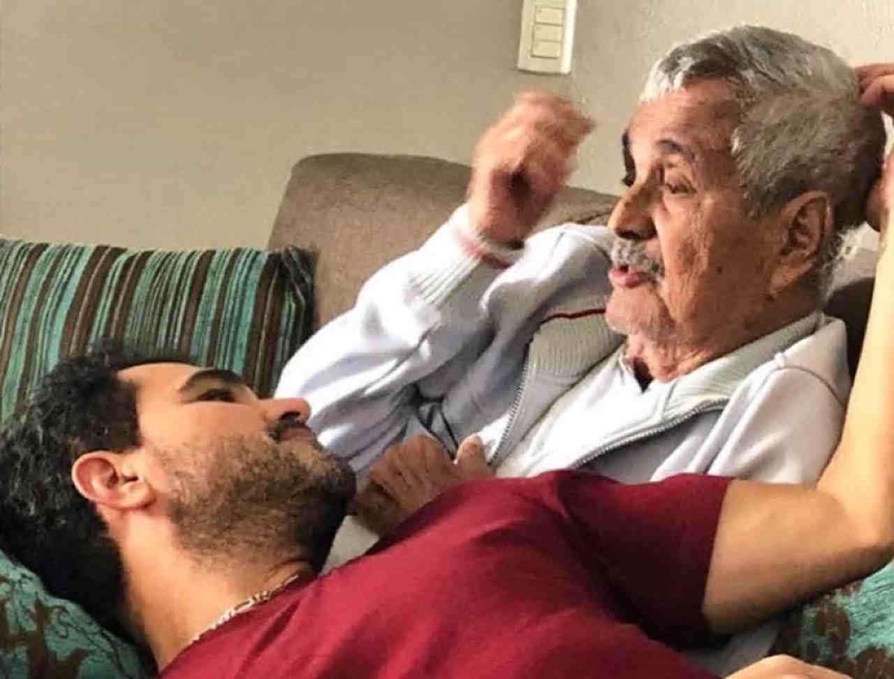 Luciano não participa do velório e enterro do pai