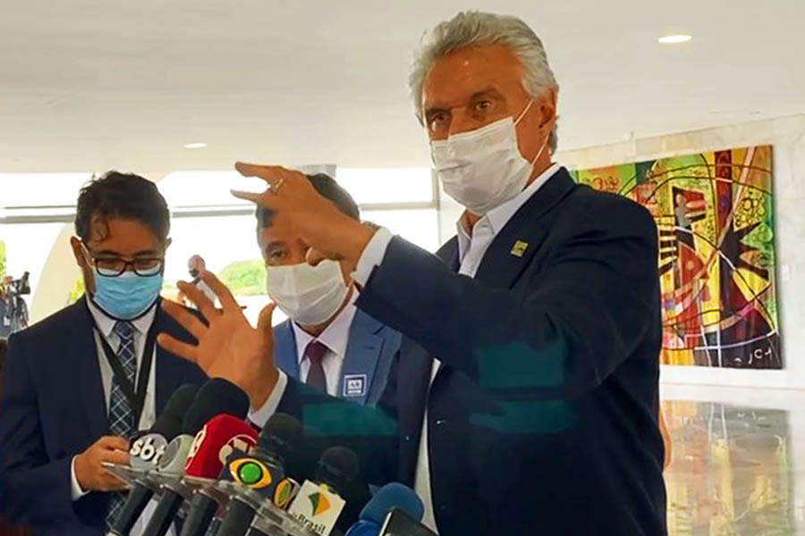 Vacina deve ser distribuída corretamente em todos os Estados, diz Caiado em Brasília | Foto: Reprodução