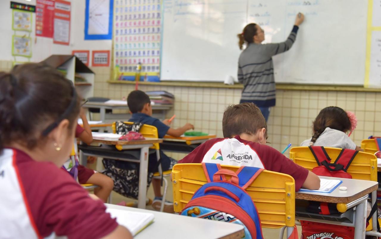 Escola da Rede Municipal de Aparecida de Goiânia | Foto: Rodrigo Estrela