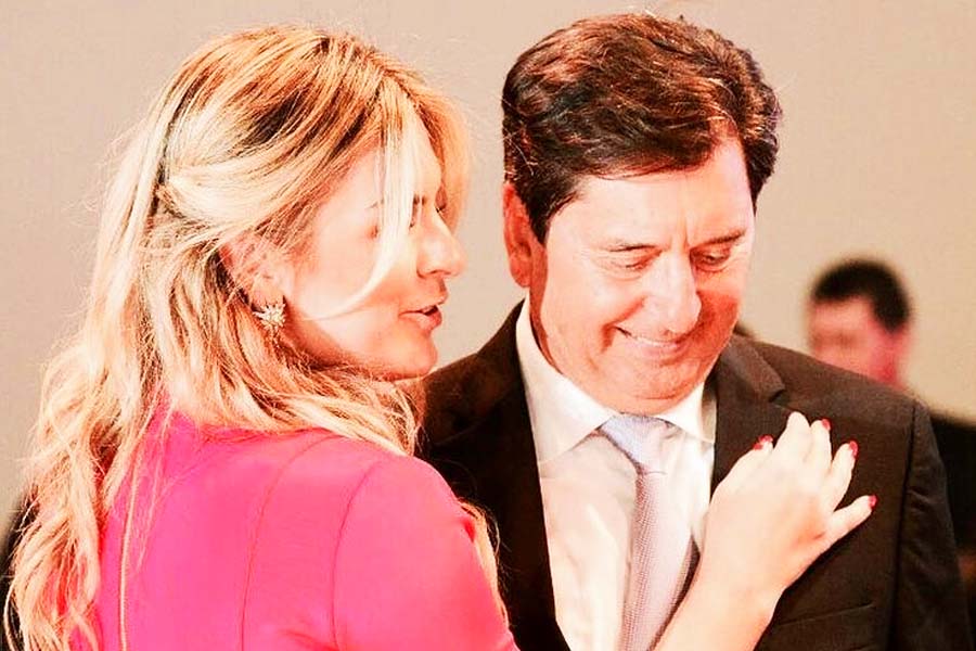 Flávia Teles e Maguito Vilela