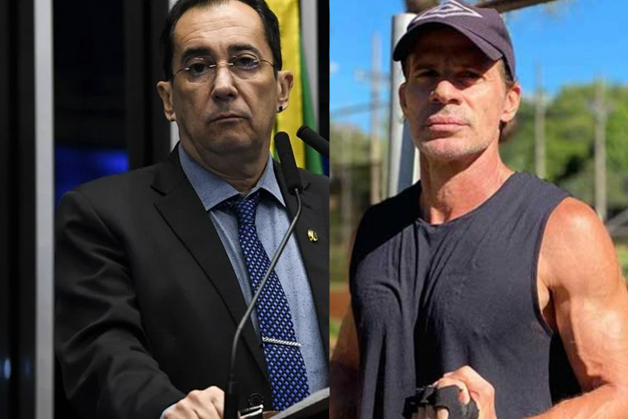 'Ridículo', diz Kajuru sobre ser pai da filha de Túlio Maravilha
