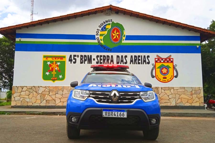 45º BPM, Batalhão Serra das Areias, no Jardim Buriti Sereno, em Aparecida de Goiânia | Foto: Divulgação / PMGO