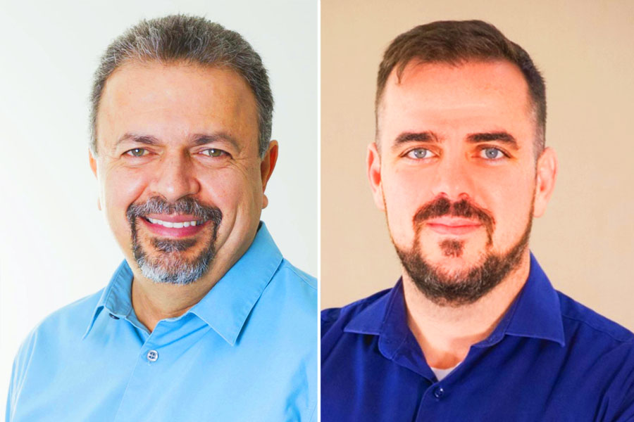 Elias Vaz e Gustavo Mendanha | Foto: Montagem