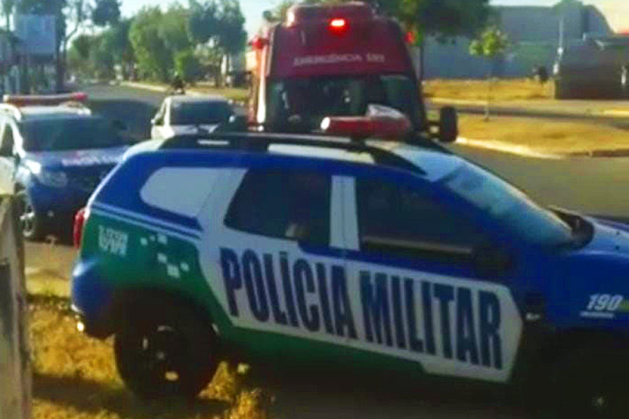Suspeito de estuprar enteadas troca tiros com a PM e é baleado em Aparecida
