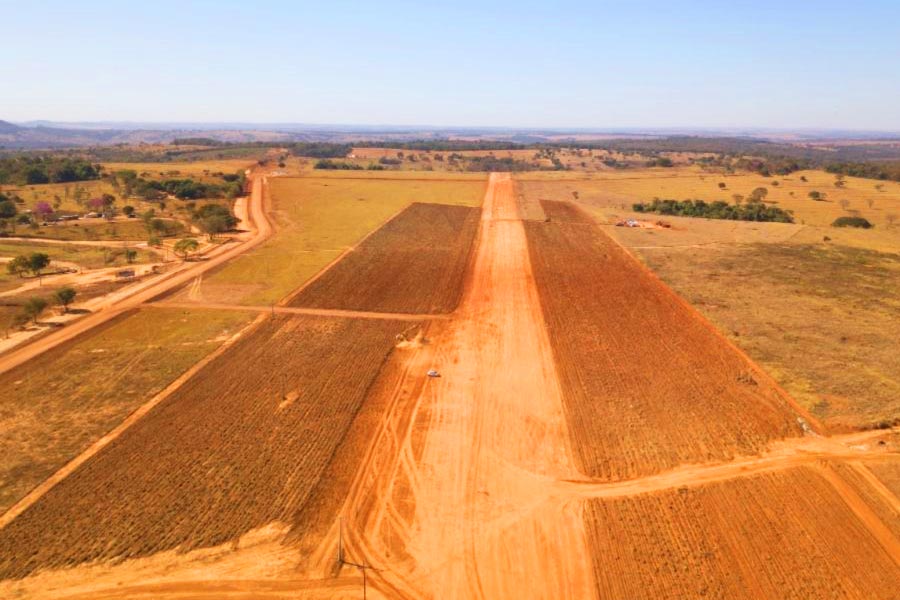 Começam obras do polo aeroportuário de Aparecida de Goiânia