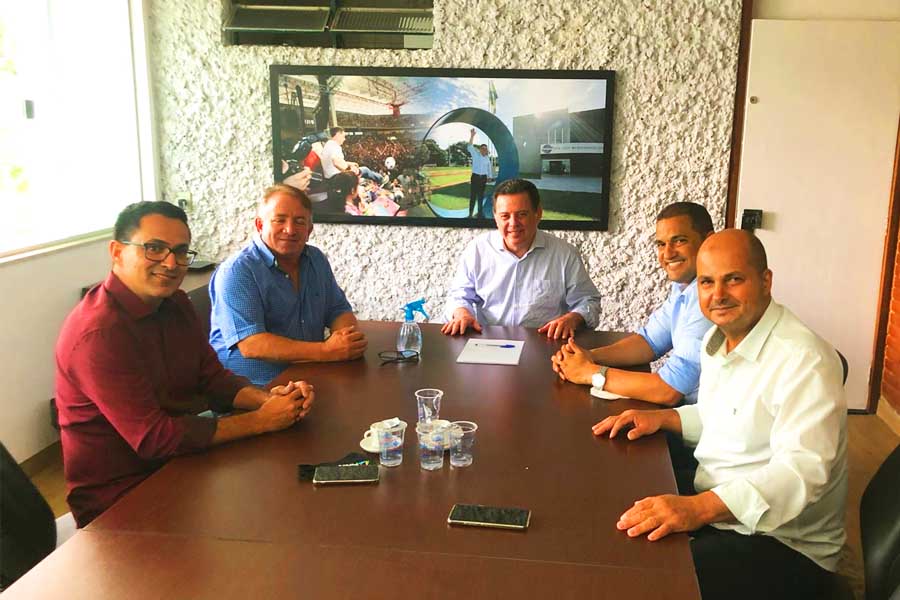 Marconi recebe representantes de Aparecida e revela planos para 2022