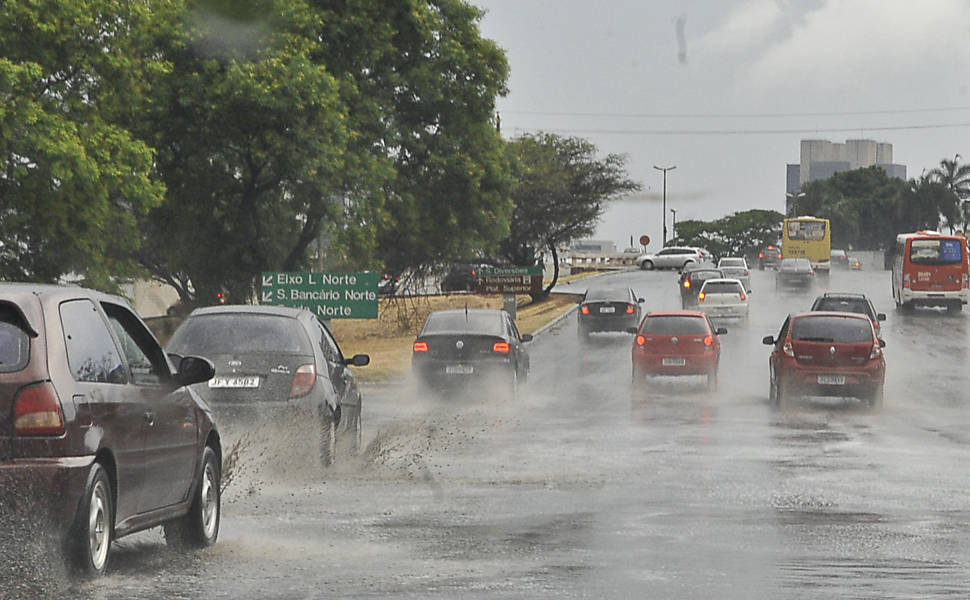 DF terá chuva intensa nesta 5ª; não há previsão de céu aberto nos próximos dias