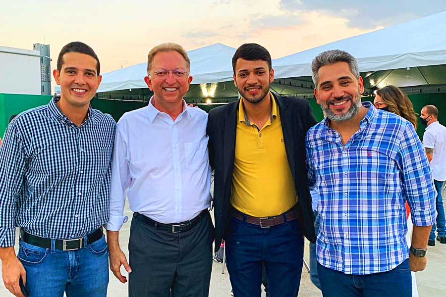 Jeferson Ferreira, João Campos, Thiago Vale e Johnathan Medeiros | Foto: Reprodução