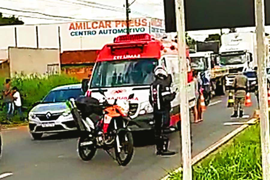 Mulher fica em estado gravíssimo após ser atropelada no Anel Viário