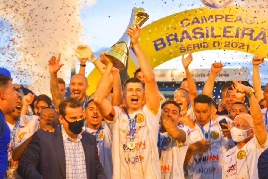 Aparecidense é campeã brasileira da Série D 2021 | Foto: Claudivino Antunes