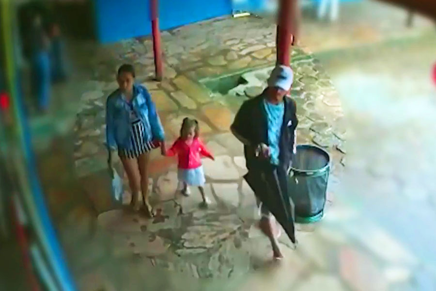 Wanderson Mota aparece em vídeo passeando com mulher e criança