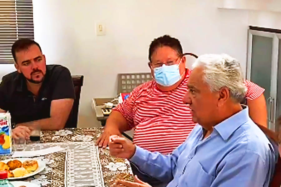 Gustavo Mendanha, Chico Abreu e Vilmar Rocha | Foto: Divulgação