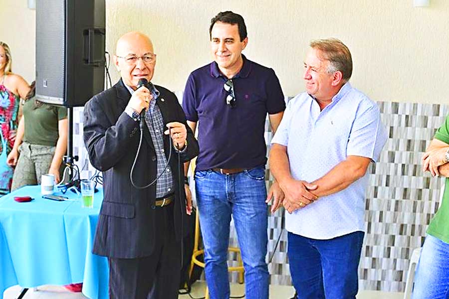 Professor Alcides, Veter Martins e Vilmar Mariano | Foto: Reprodução