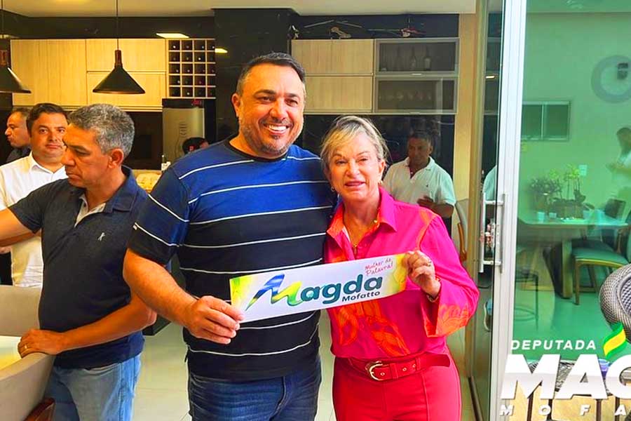 André Fortaleza e Magda Mofatto | Foto: Reprodução