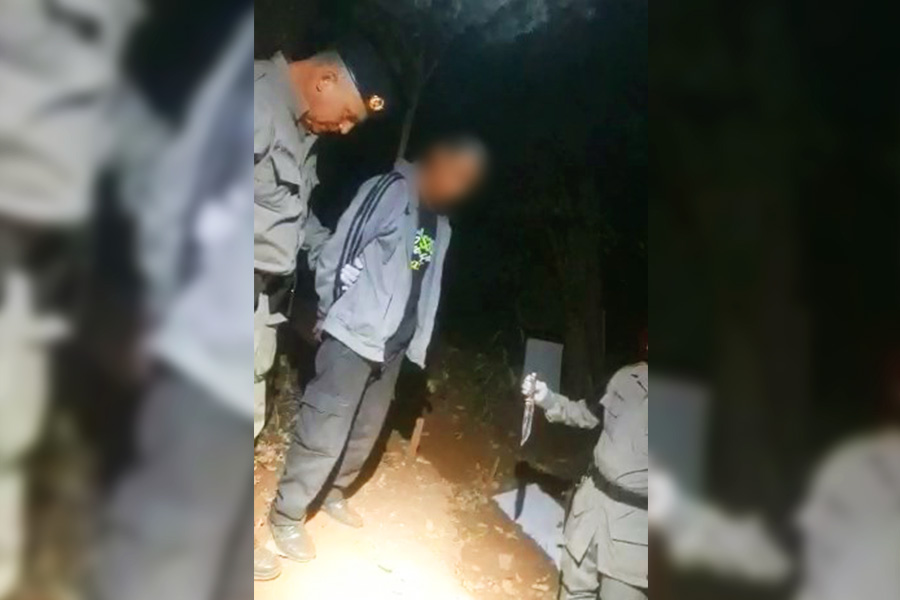 Vigilante confessou feminicídio após ser preso em Goiânia | Foto: Reprodução