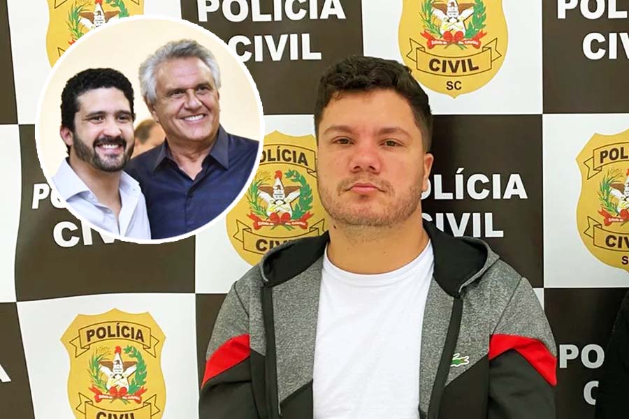 Eberson Martins Rosendo Júnior foi preso usando documentos falsos do falecido filho do governador de Goiás, Ronaldo Caiado | Foto: Divulgação / PC