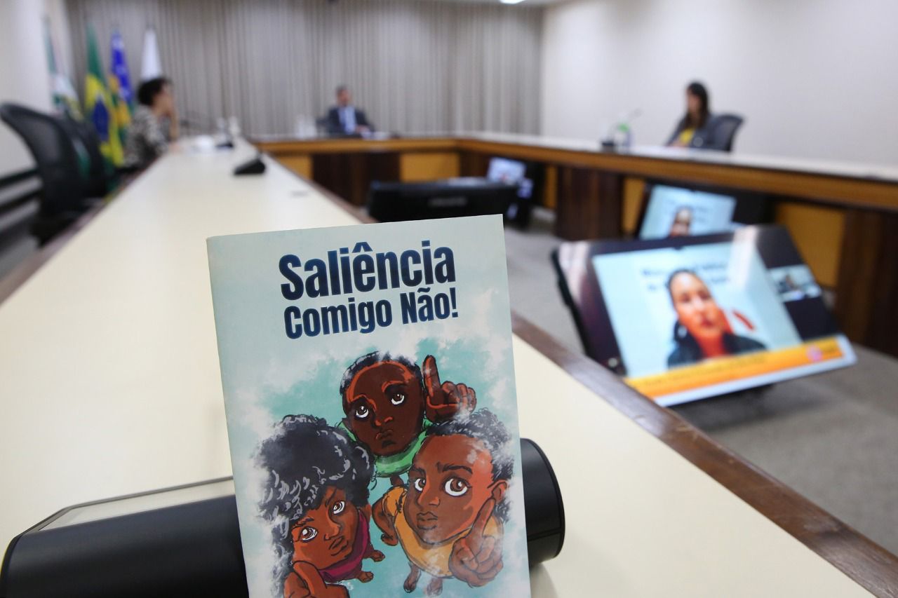 Lançamento da Cartilha Saliência Comigo Não! | Foto: Divulgação / MPGO
