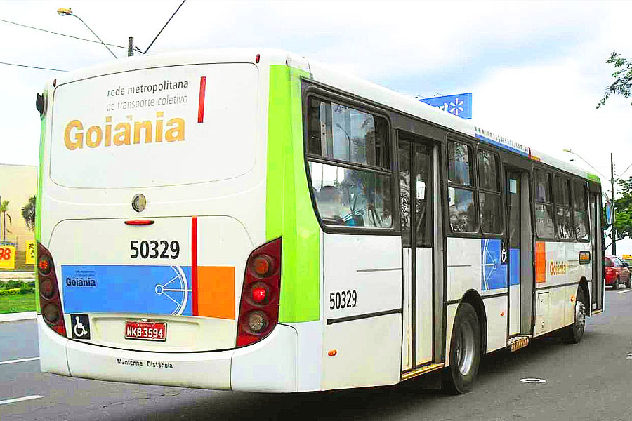 Ônibus do transporte coletivo da Grande Goiânia | Foto: Reprodução