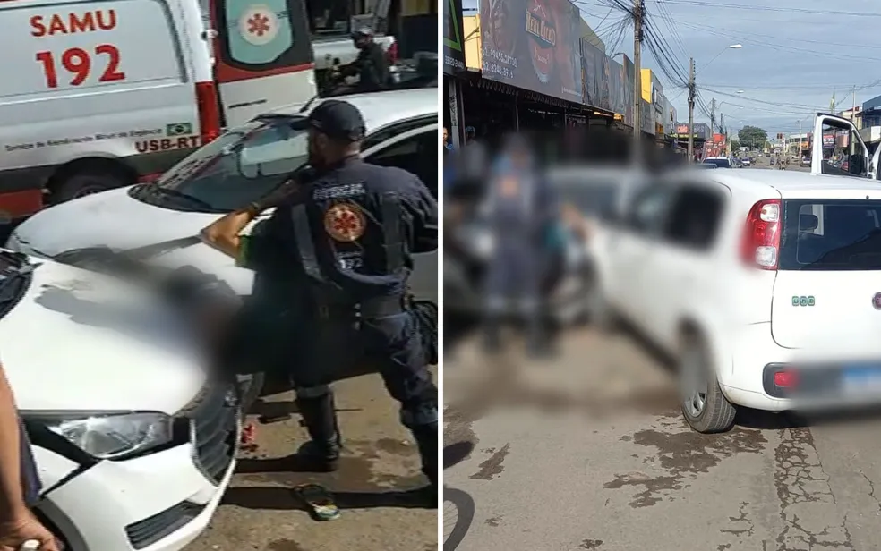 Ciclista tem perna esmagada durante briga de trânsito em Aparecida de Goiânia