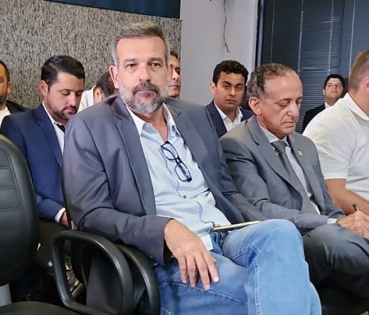 Deputado Renato de Castro ao lado do vereador Ancelmo Pereira | Foto: José Alves/Folha Z
