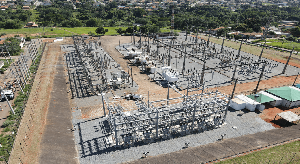 Subestação de energia elétrica Independência, em Aparecida de Goiânia | Foto: Enel