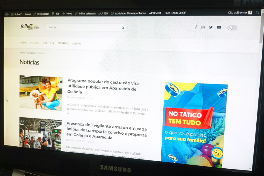 Folha Z enfrenta instabilidade, mas equipe técnica trabalha para corrigir