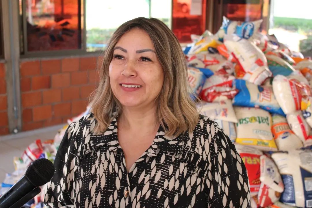Aparecida é Show arrecada 20 mil quilos de alimentos, diz 1ª dama Sulnara Santana