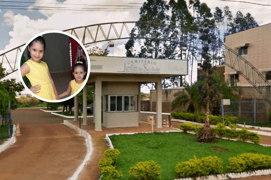 Crianças esfaqueadas e carbonizadas pelo pai são sepultadas em Goiânia | Foto: Divulgação Cemitério Municipal Jardim da Saudade