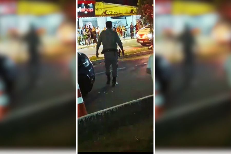 Motociclista morre após bater em meio-fio e cair em avenida do Itaipu em Goiânia