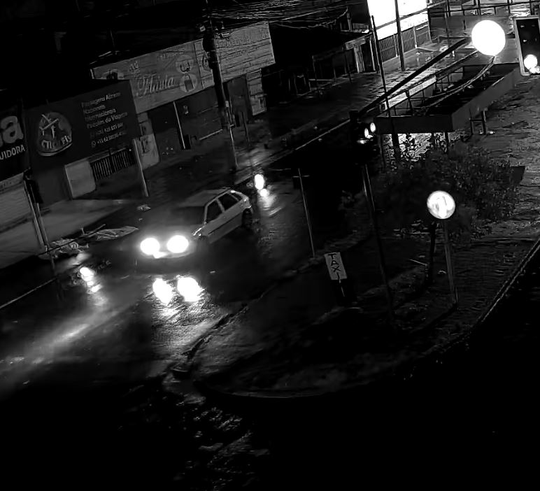 VW Gol que atropelou a vítima | Foto: Reprodução