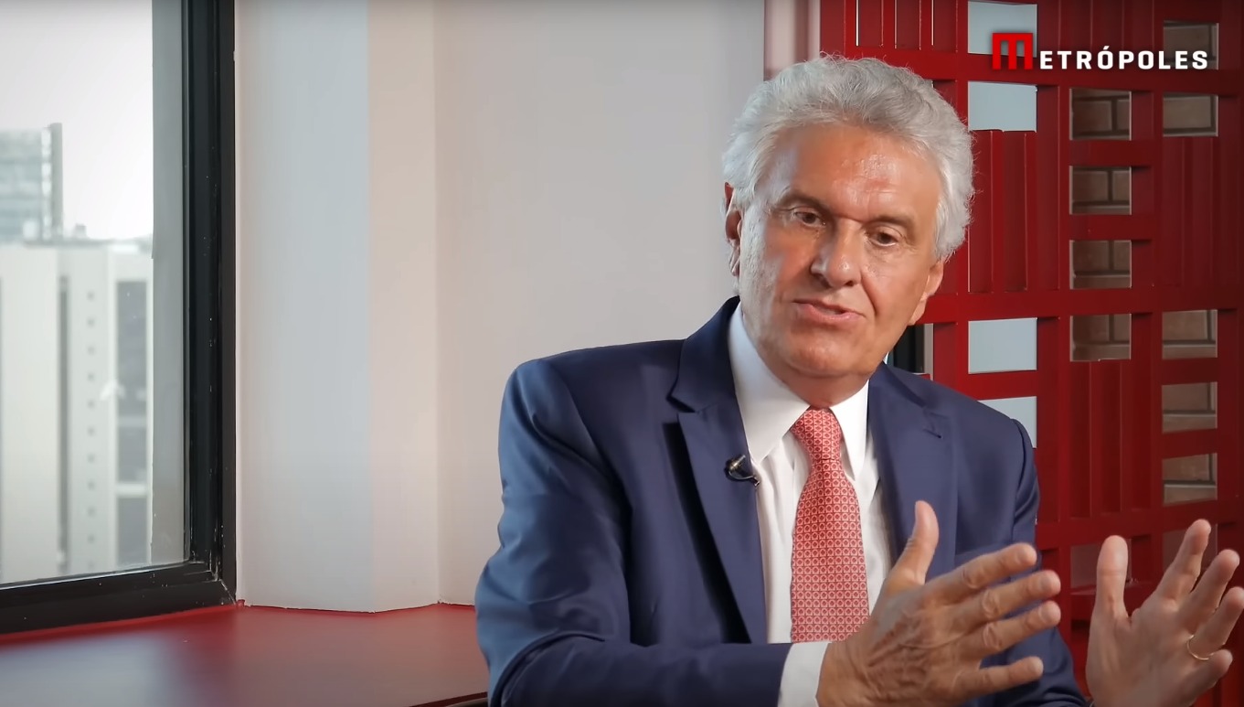 Governador Ronaldo Caiado comentou violência no Rio de Janeiro durante entrevista | Foto: Reprodução/Metrópoles