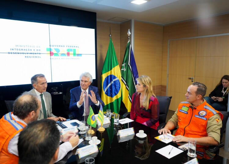Caiado visita Ministério do Desenvolvimento e Integração Regional para combate às consequências da estiagem na produção rural | Foto: Júnior Guimarães