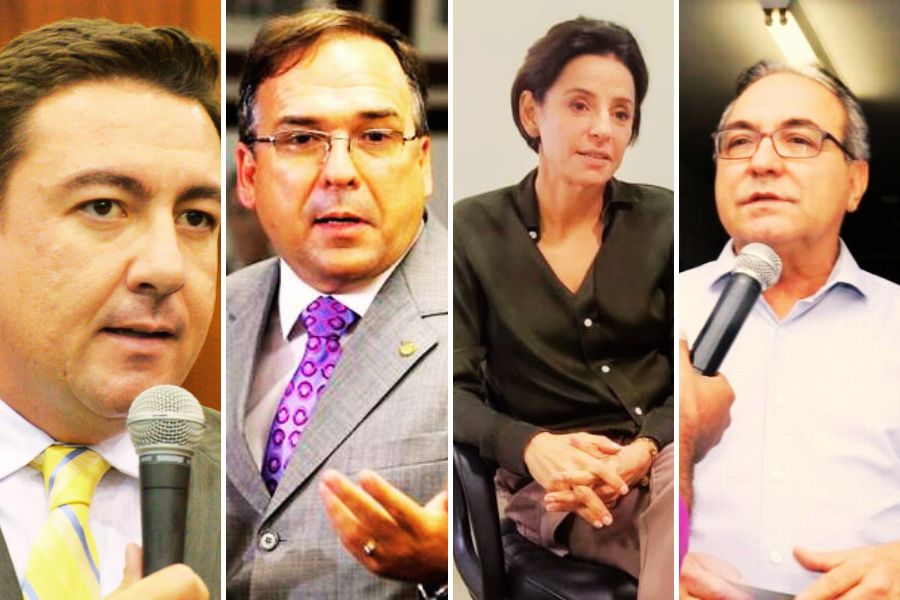 José Vitti, Sandro Mabel, Ana Paula Rezende e Jânio Darrot | Foto: reprodução FZ