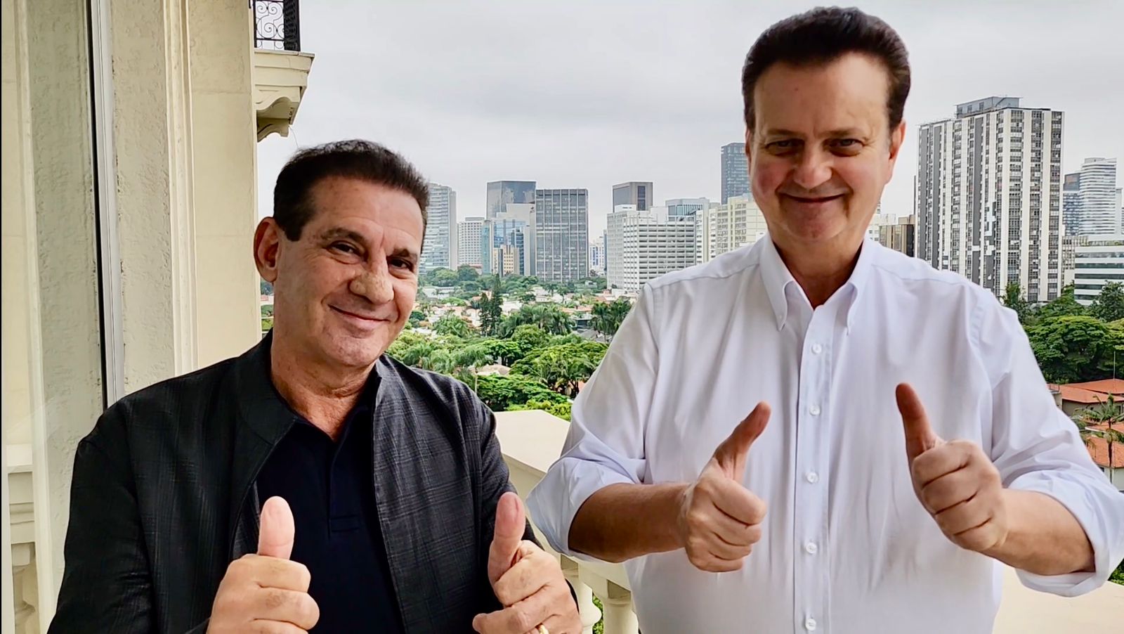 Ao lado de Kassab, Vanderlan confirma que é pré-candidato a prefeito de Goiânia