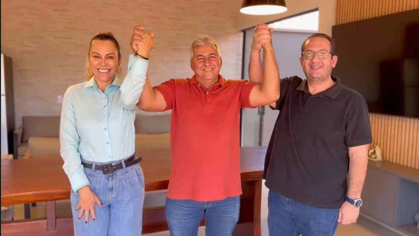 Zé Garcia lançou pré-candidatura ao lado de Fernanda Rios e Dr. Léo | Foto: Divulgação