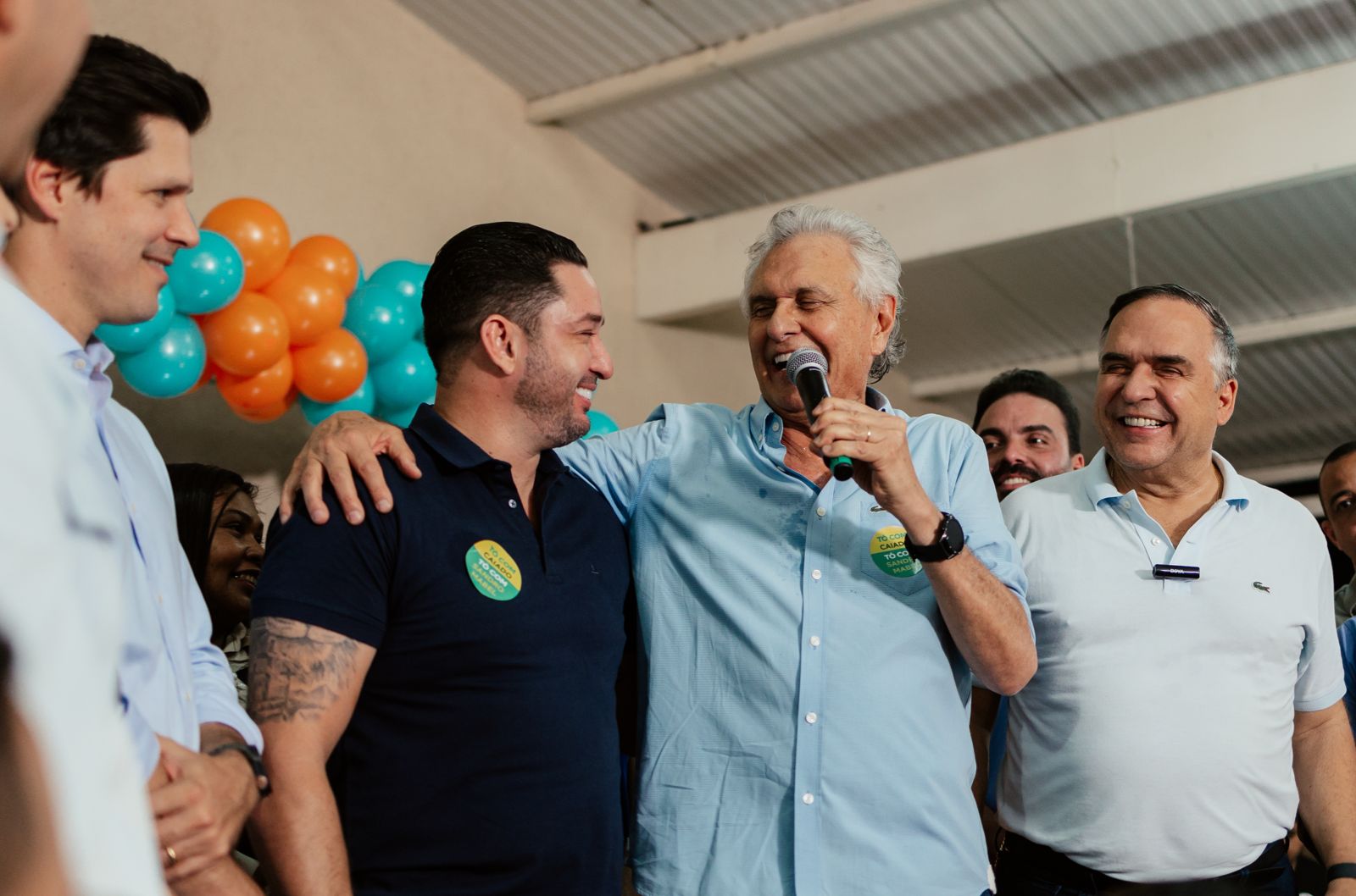 Avante sacramenta apoio a Mabel com Caiado e mais de 2 mil apoiadores
