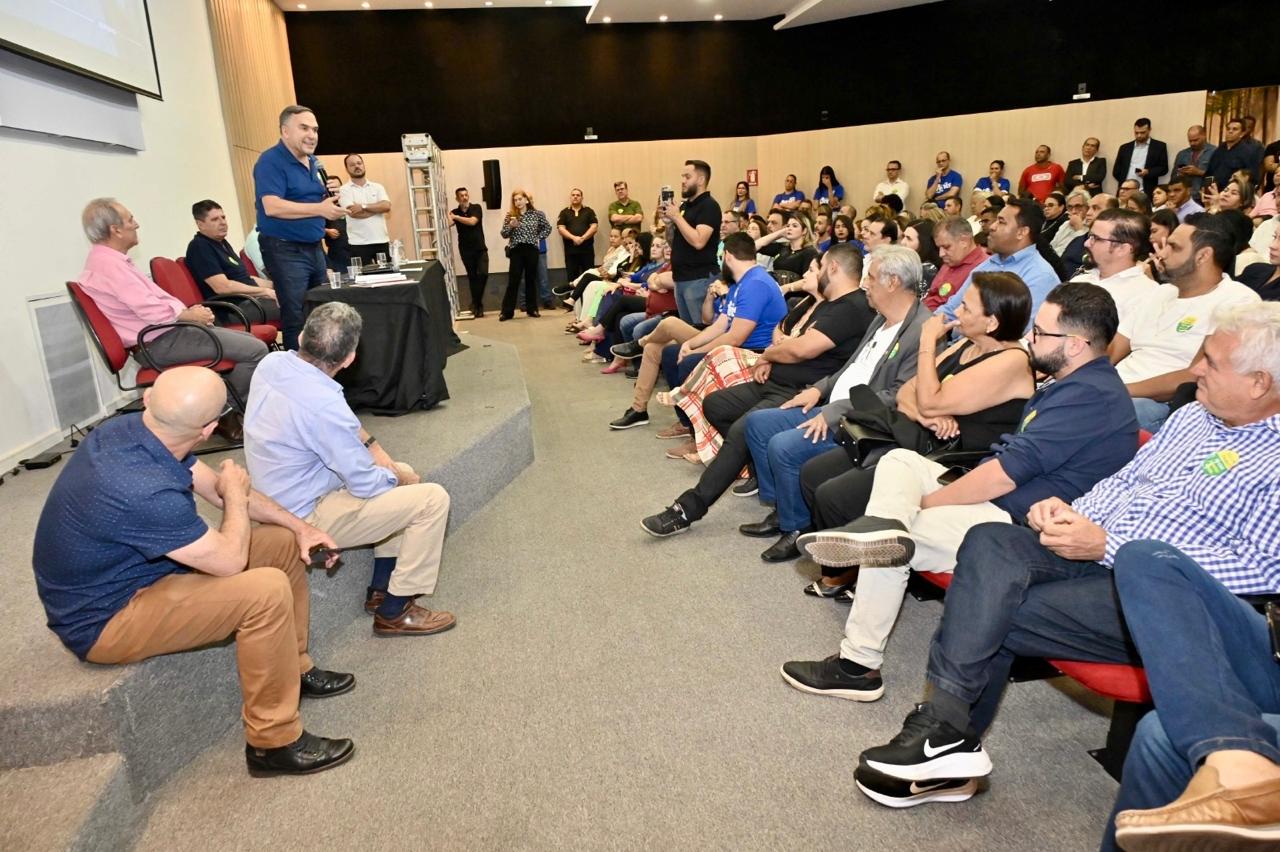 Sandro Mabel faz encontro como pré-candidato em Goiânia | Foto: Divulgação