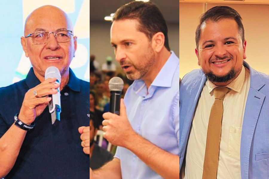 Professor Alcides, Leandro e Panda começam campanhas neste sábado; VEJA AGENDA