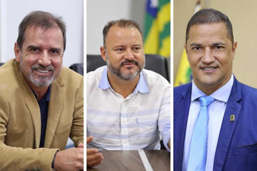 Edinho carvalho, Fábio Ideal e Dioni Nery | Foto: divulgação