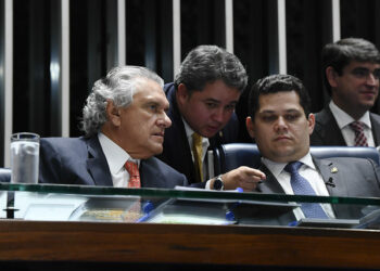 Caiado, Efraim e Alcolumbre | Foto: MOREIRA MARIZ/AGENCIA SENADO