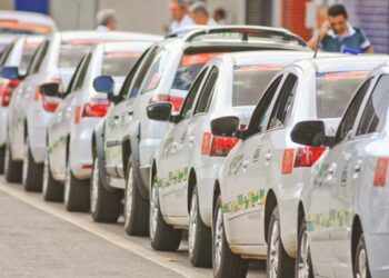Taxi estacionado em Goiânia | Foto: Divulgação / Prefeitura de Goiânia