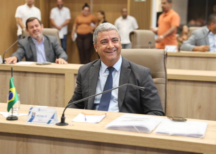 Vereador Cristiano Zoi na Câmara de Aparecida | Foto: Divulgação