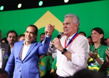 Bruno Reis e o governador Ronaldo Caiado | Foto: Divulgação