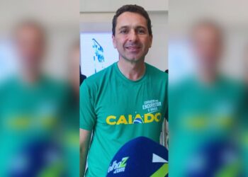 Leandro Vilela durante entrevista | Foto: Folha Z