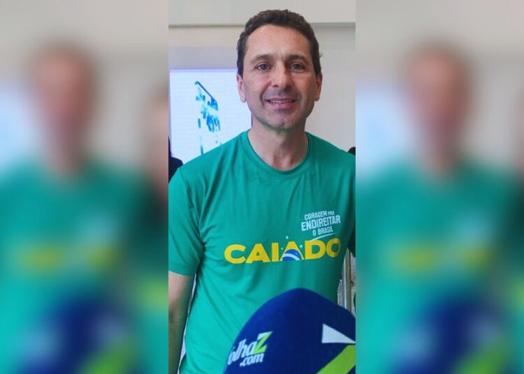 Leandro Vilela durante entrevista | Foto: Folha Z